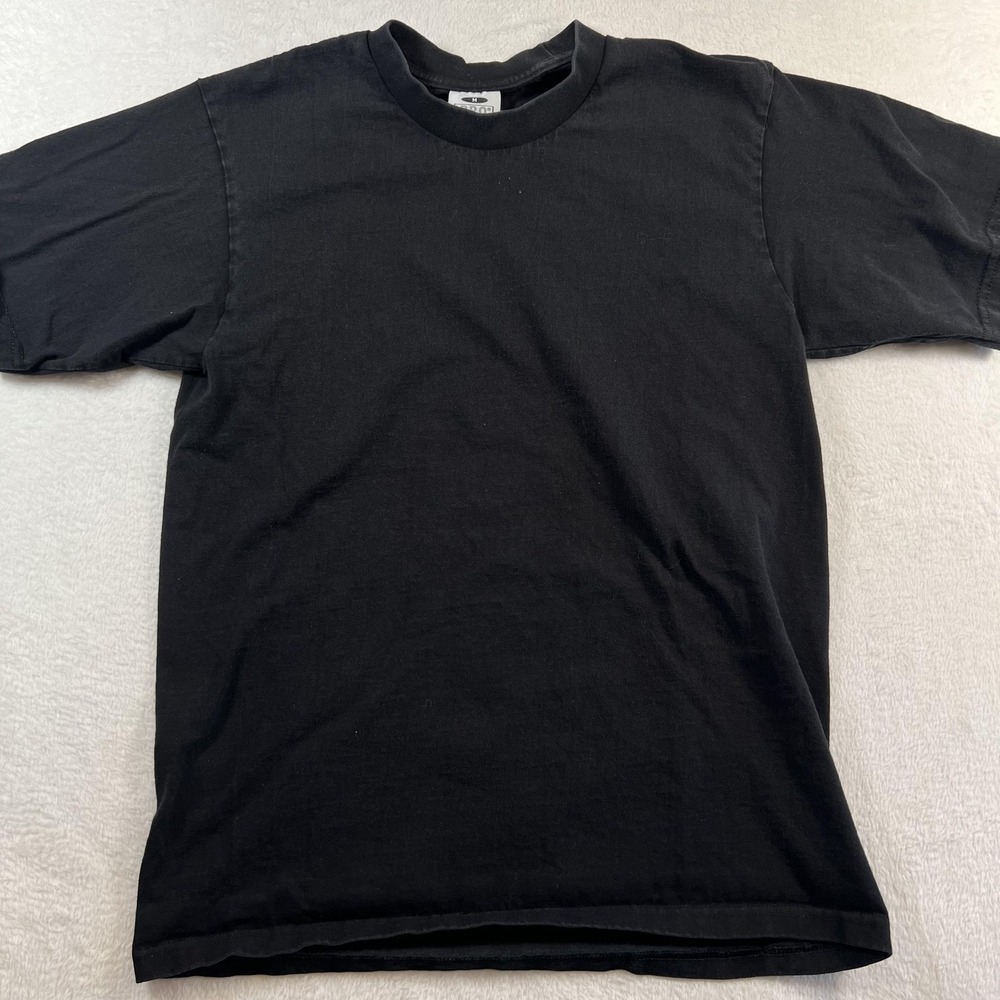 Pro Club Shirt Mens Medium Black Heavyweight Crewneck Basic Tee Casual Top